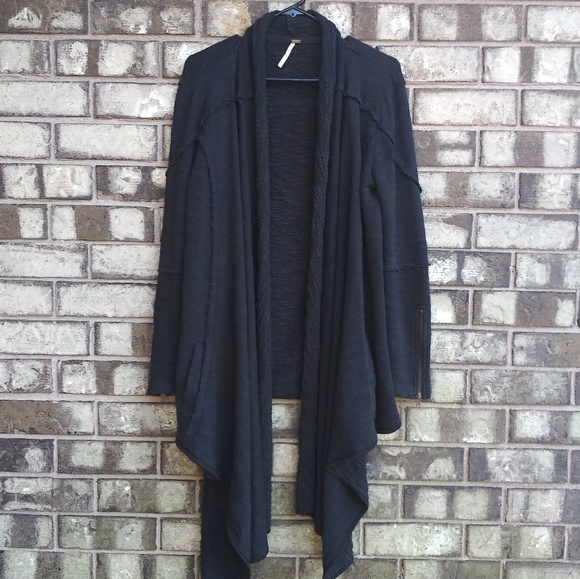 Free People Sweaters - Free People size small waterfall heavy cardigan